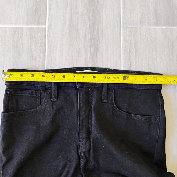 Madewell Black Skinny Roadtripper Jeans Modern Fit Size 29 - Picture 10 of 10